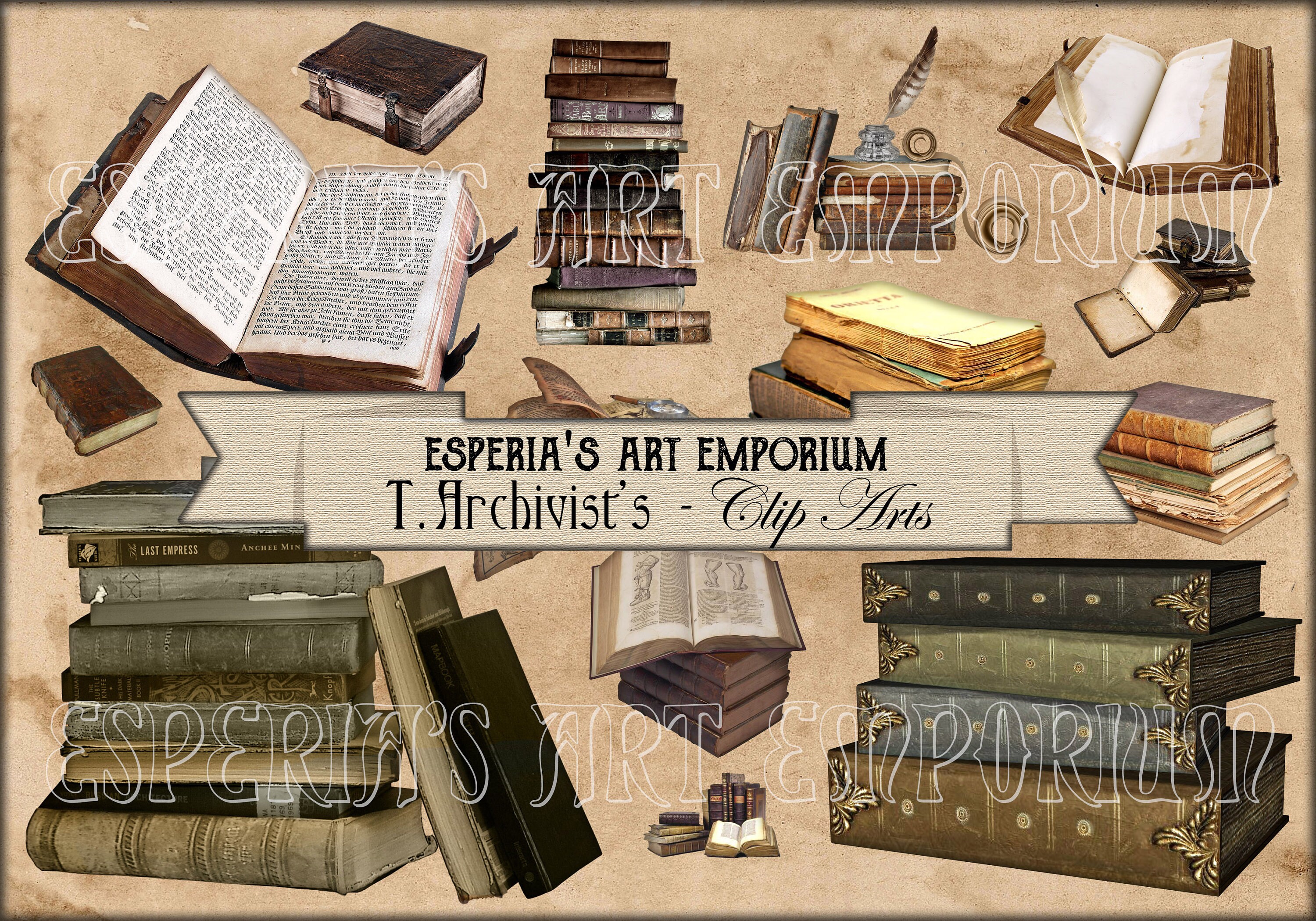 Anciens Livres De Lecture Scolaire Clipart