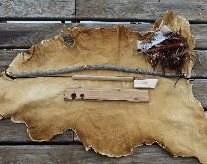 Fire by Friction Bow Drill Kit Etsy