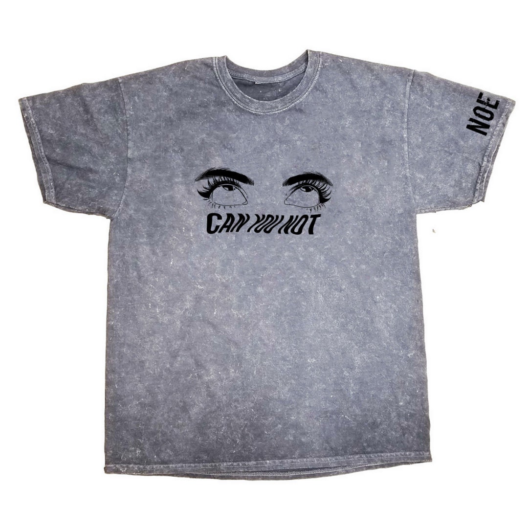 Can You Not Distressed Tee Eye Roll Tee 