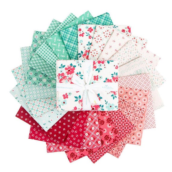 Berry & Sage Fat Quarter Bundle (21pc) by Lori Holt- FQ-17380-21- Riley Blake- Cotton Quilting Fabric- Lane to Grace