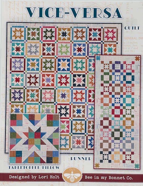 Vice-Versa Quilt designed by Lori Holt- It's Sew Emma- Pattern Book, P051-ISE-313