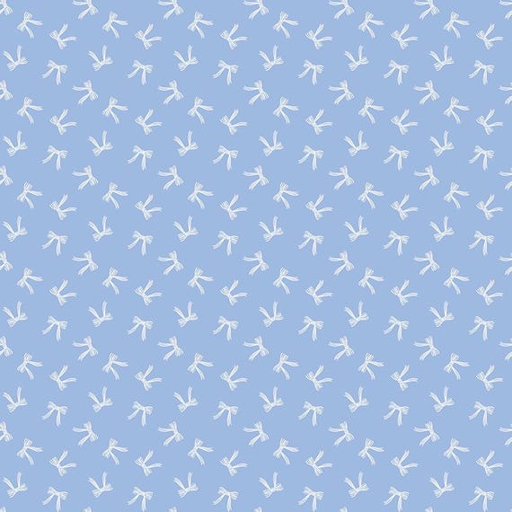 Penelope- Sky Bows by My Mind's Eye-C16643-SKY- Riley Blake- Cotton Quilting Fabric- Lane to Grace