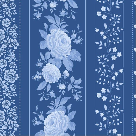 PRE-ORDER- Something Blue Blenders- Tilda- 110171- Borders- Night - Cotton Quilting Fabric- Lane to Grace- Ships June 2026