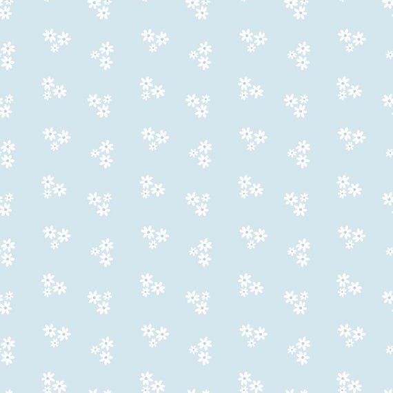 Firework Fields by Gracey Larson- 17587-Light Blue- Riley Blake- Cotton Quilting Fabric- Lane to Grace