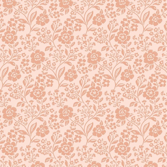 Sweet Cotton Tales-Trailing Blossoms by Cayla Naylor-C17311-SHELL- Riley Blake- Cotton Quilting Fabric- Lane to Grace