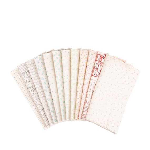 Farmer's Daughter FQ Bundle, Backgrounds, 12 PCS, Lori Holt for Riley Blake Designs