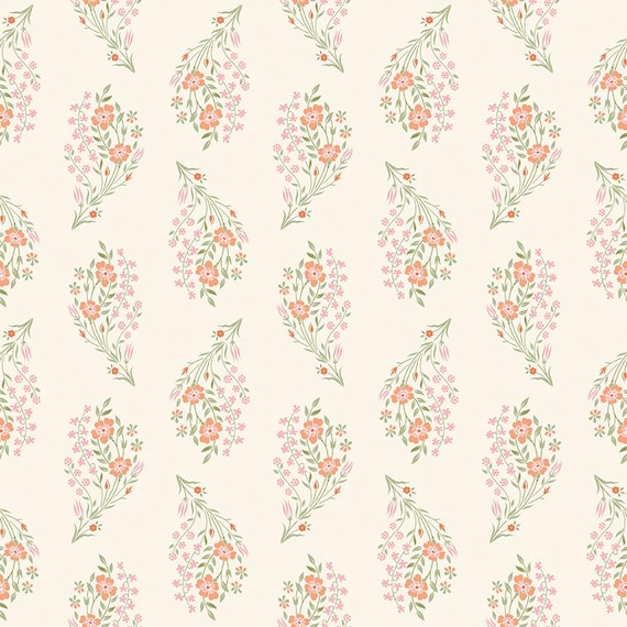 Peach Cobbler by Lily Ashbury-C17422-Day Dream Cream- Riley Blake- Cotton Quilting Fabric- Lane to Grace