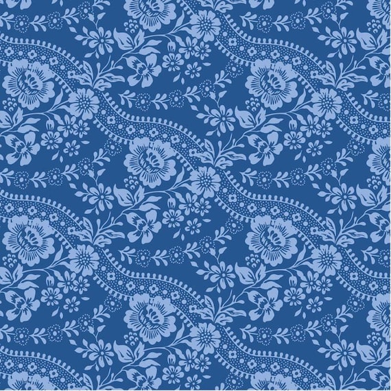 PRE-ORDER- Something Blue Blenders- Tilda- 110168- Celeste- Denim - Cotton Quilting Fabric- Lane to Grace- Ships MAY 2026