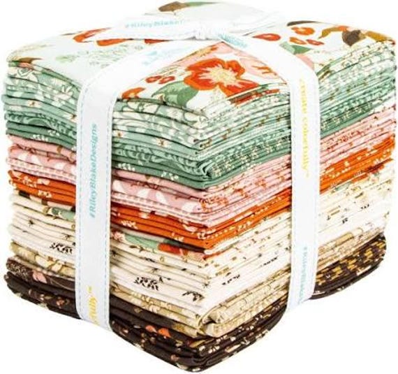 Morning Latte Fat Quarter Bundle, Riley Blake Designs (28 pieces)