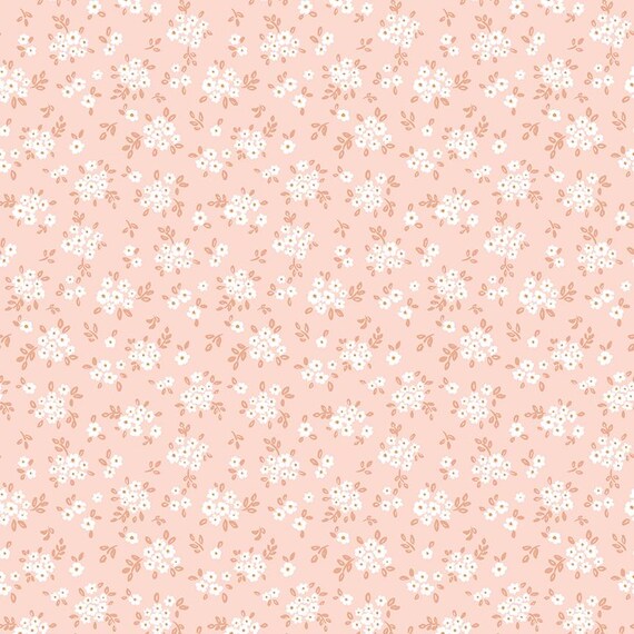 Sweet Cotton Tales-Blooming Bliss by Cayla Naylor- C17315-SHELL- Riley Blake- Cotton Quilting Fabric- Lane to Grace