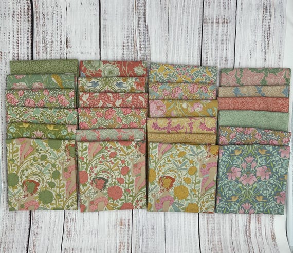 Tilda Songbird Fat Quarter Curated Bundle-24 pc- Quilting Cotton- Lane to Grace