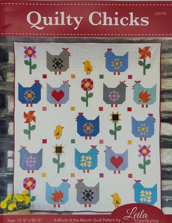 Quilty Chicks by Leila Gardenia- Paper Pattern Book- LGD105- Lane to Grace
