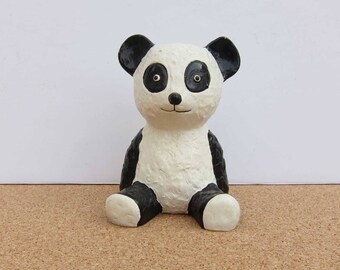 Paper Mache Panda Etsy