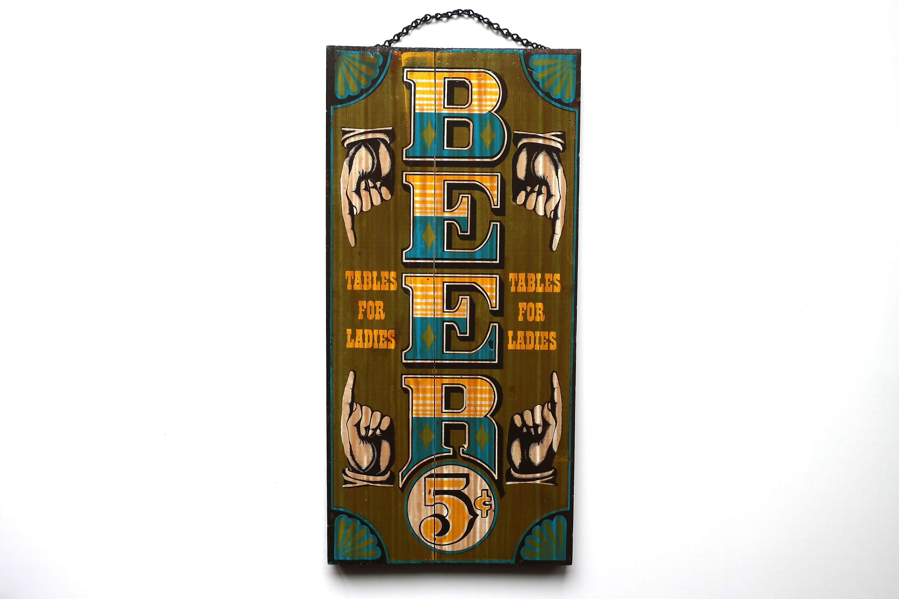 ヴィンテージ　サインボード　アメリカ製 ジョージ ネイサン ウッド レディース ヴィンテージ サインボード アメリカ製 ジョージ ネイサン