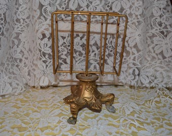 Vintage B M W Of N Y Letter Holder Or Napkin Holder