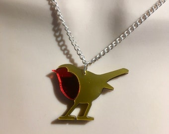 Festive Robin Necklace