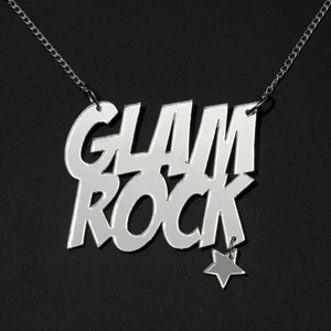 Glam Rock acrylic necklace