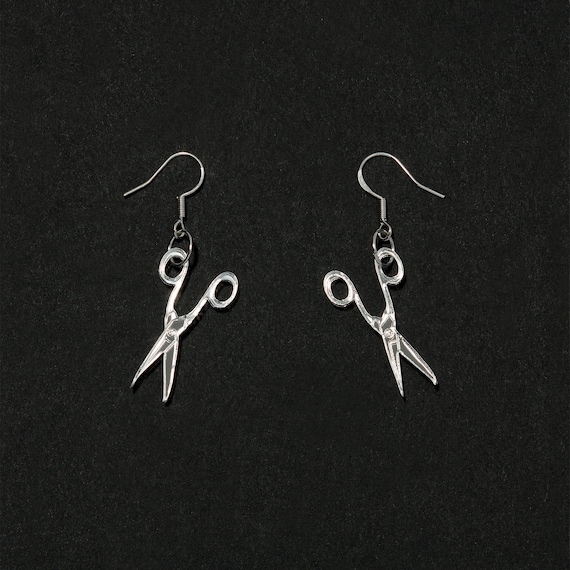 Scissor earrings shop