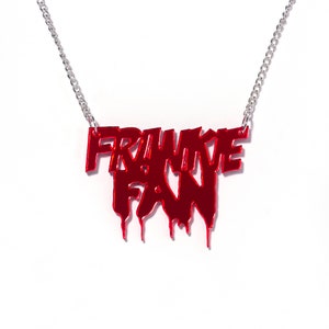 Frankie Fan acrylic necklace