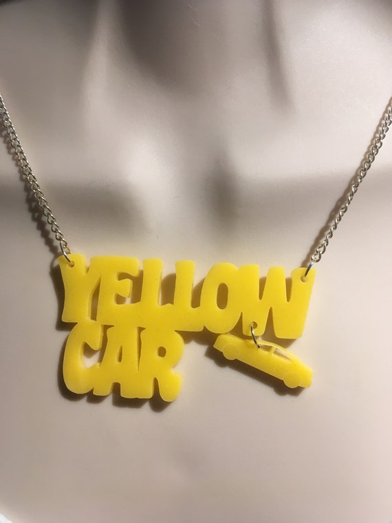 Cabin Pressure Inspired Yellow Car Game Necklace Etsy