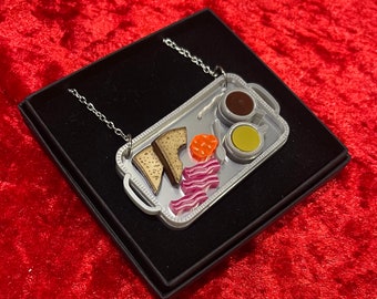 OFMD Season 2 - Breakfast tray acrylic necklace