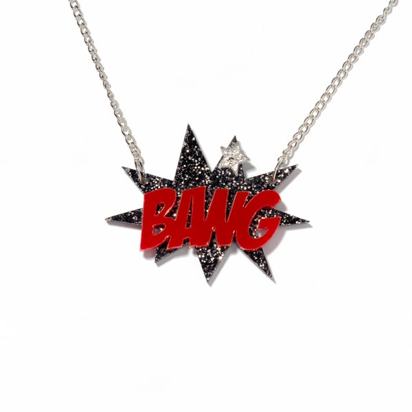 The little Big Bang acrylic necklace