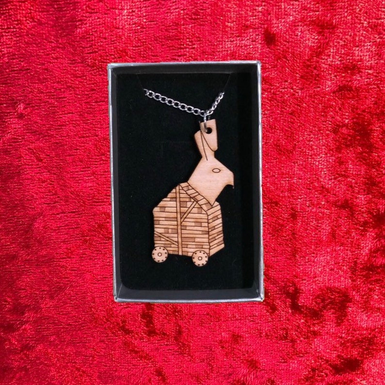 Trojan Rabbit Necklace Monty Python Inspired - Etsy