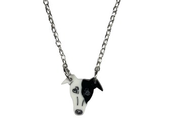 Greyhound / Whippet ‘Snoot' acrylic necklace
