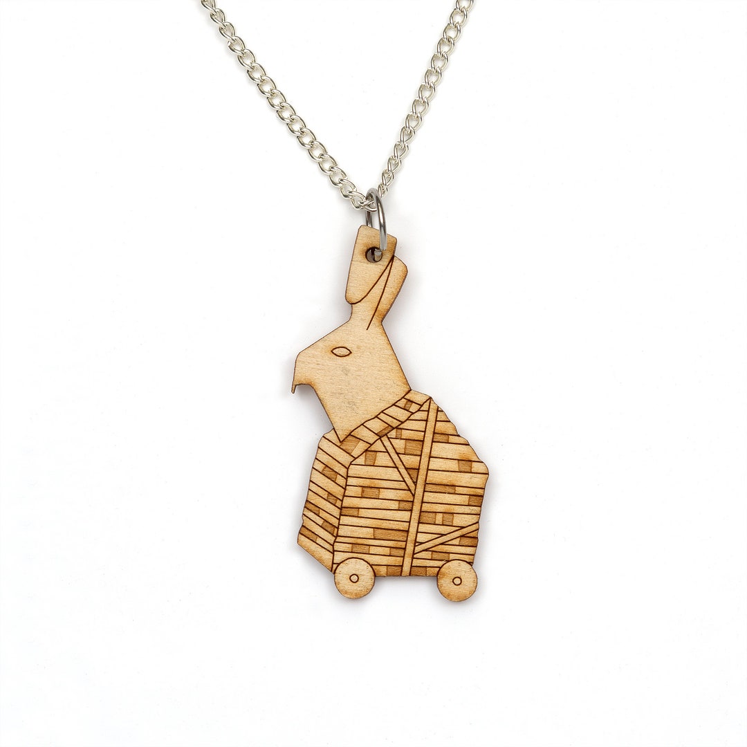 Trojan Rabbit Necklace - Etsy