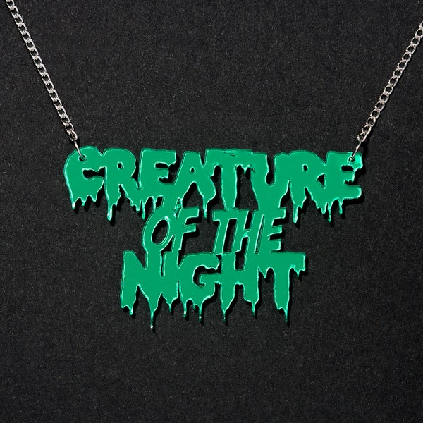 Creature of the night - Rocky Horror Picture Show inspired acrylic necklace