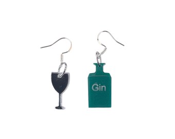 Gin and tonic earrings