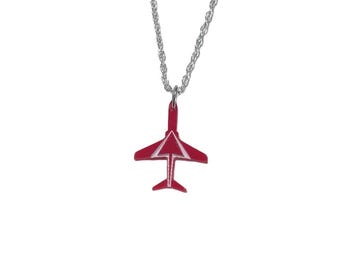 Red arrows inspired acrylic necklace