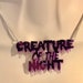 Rocky Horror Picture Show inspired necklace - Creature of the night