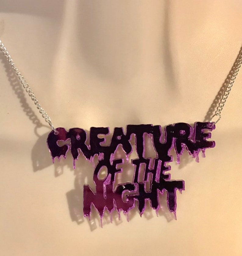 Rocky Horror Picture Show inspired necklace - Creature of the night 