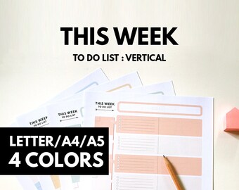 2020 EC Weekly Vertical Planner, 2020 Big Happy Planner Vertical Weekly Inserts, Printable EC Weekly Planner Pastel Color