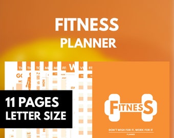 Big Happy Planner Fitness Printable | Big Happy Planner Insert Fitness PDF | Printable Fitness Planner for Big Happy Planner