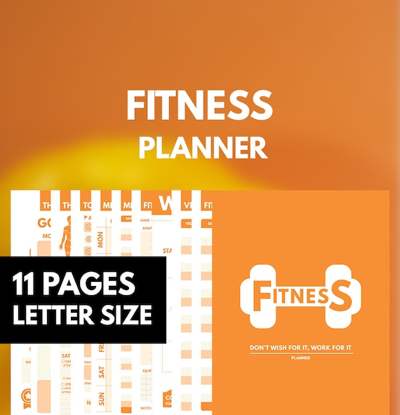Big Happy Planner Fitness Printable | Big Happy Planner Insert Fitness PDF | Printable Fitness Planner for Big Happy Planner
