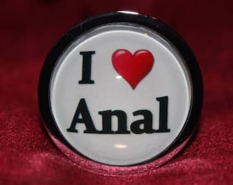 Butt Plug - Anal Plug - Princess Plug - I Heart Anal (Mature)