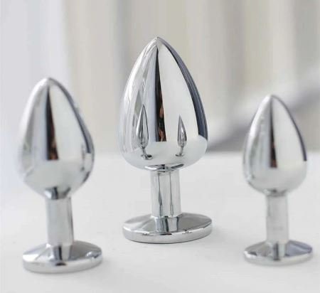 Butt Plug Anal Plug His & Hers Bachelorette Gag Gift BDSM Sex Toy Plug  Metal Plug Small Beginner Medium Intermediate Anal Play (mature)