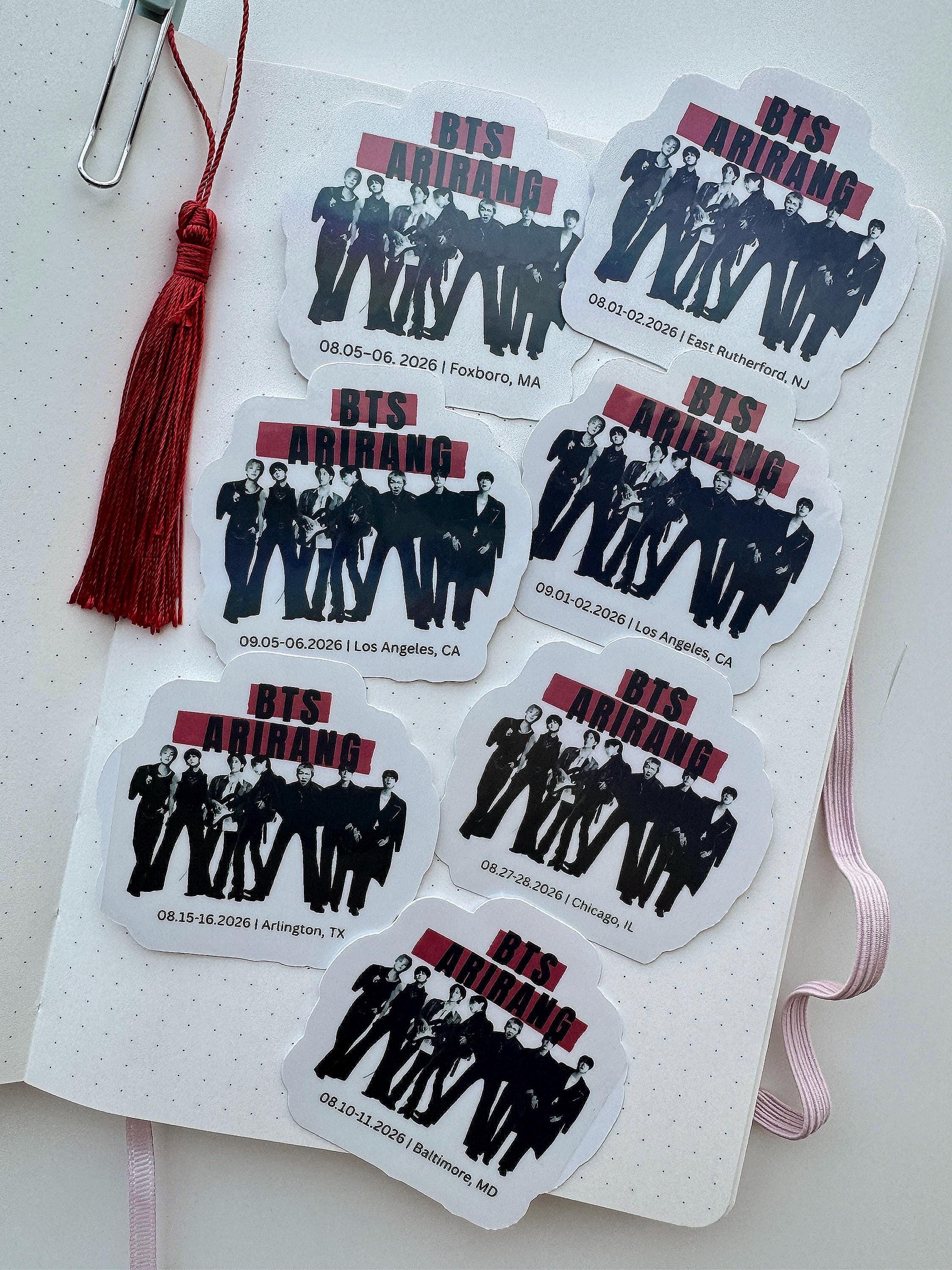 Bts Stickers Set - Etsy