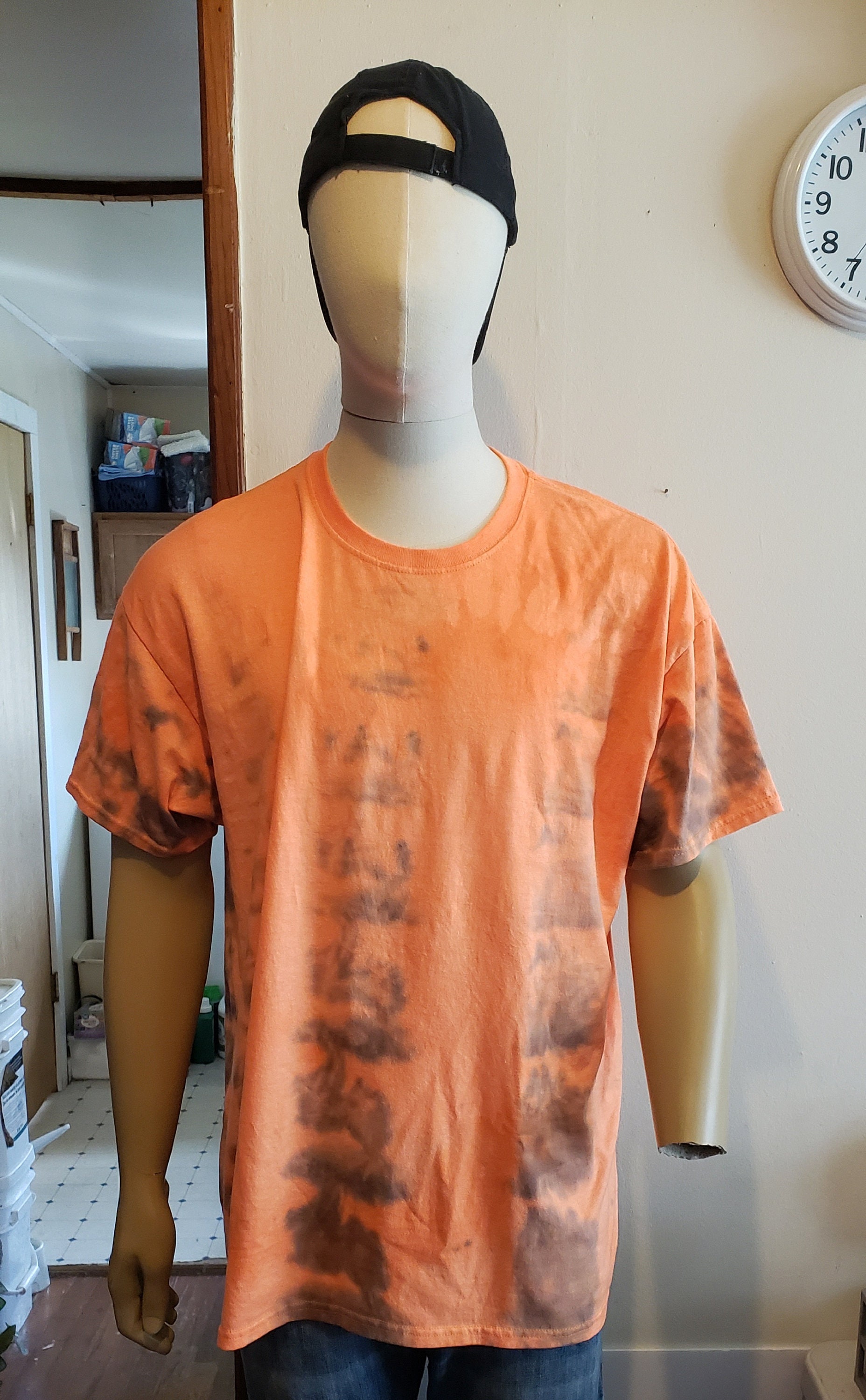 Black Dye Tiedye Tshirt Etsy