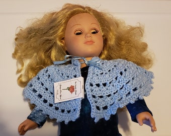 Crochet Doll Capelet