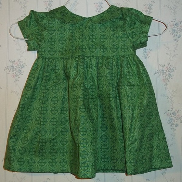 Infant Holiday Print Dress