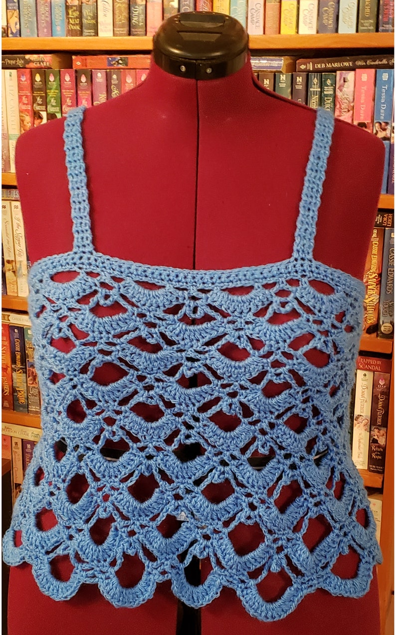 Crochet Openwork Tank image 1