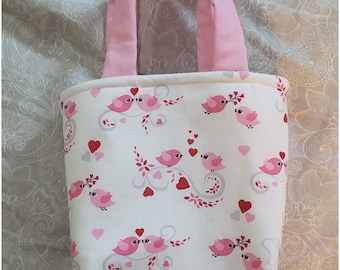 Fabric Gift Bags Mini Tote Love Prints