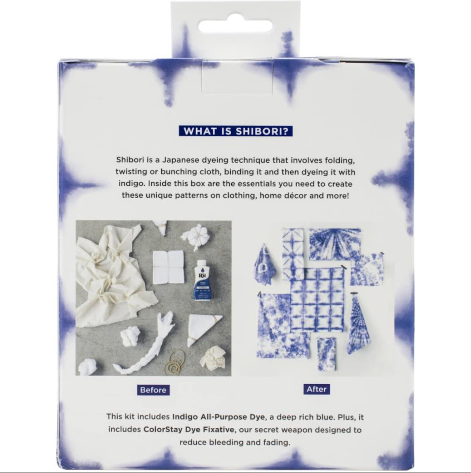 Rit Indigo Shibori Tie Dye Kit Etsy