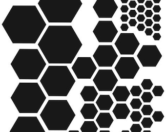 Plantilla Mini Hexágonos 6x6