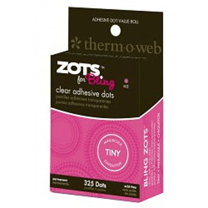 Zots Bling Clear Adhesive Dots Etsy