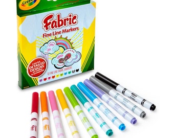 Marqueurs pour tissus à lignes fines Crayola