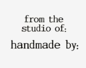 Credit Rubber Stamps Unmounted